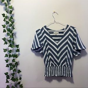 Nice fitting stripe pattern top